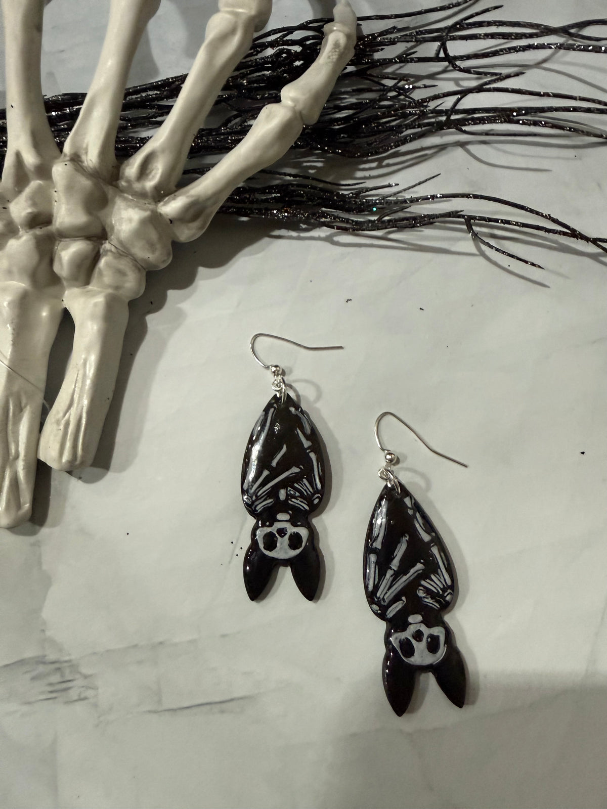 Hanging skull Bats