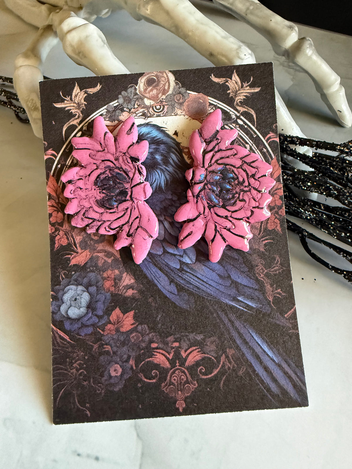 Poison peony stud