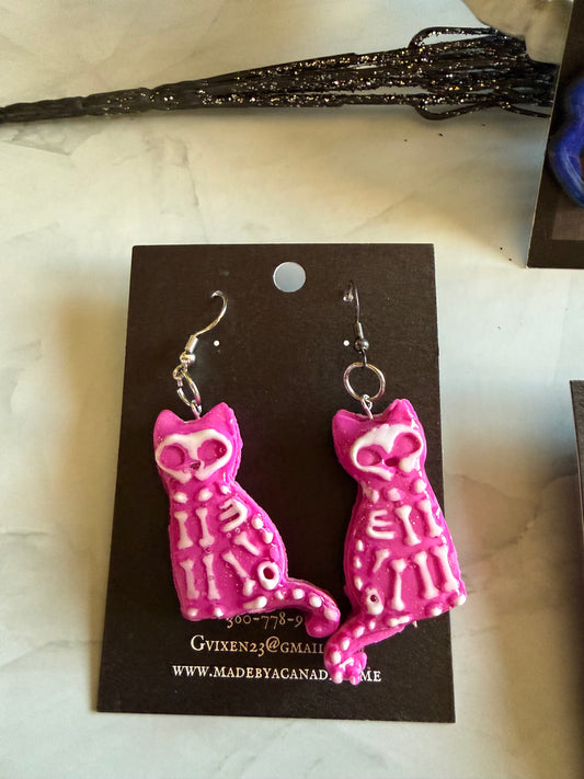 Skull baby, lips, skull pink cats