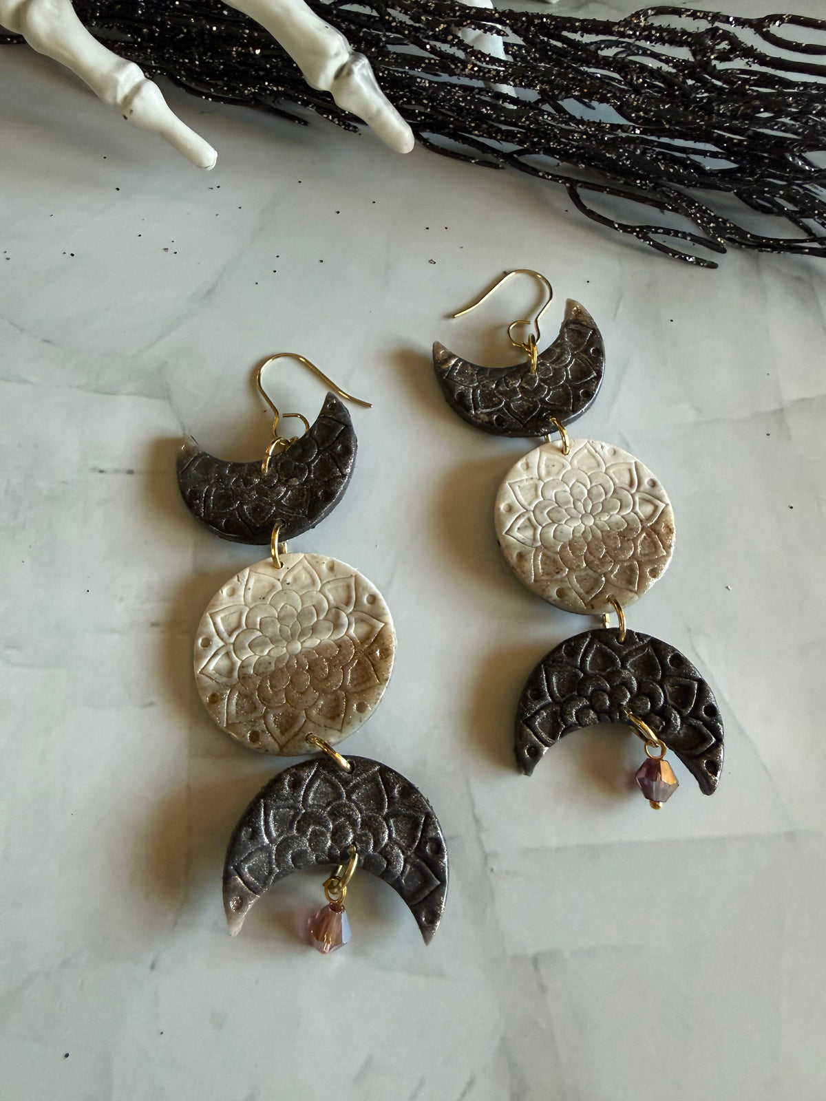 Moon series, five, three, two